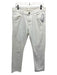 Canali Size 50 White Cotton Solid Straight Leg Jean Men's Pants White / 50