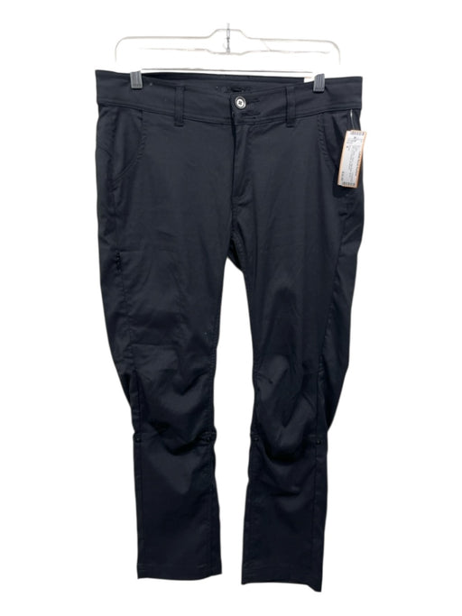 Prana Size 8 Black Nylon High Rise zip fly Slim Fit Pockets Pants Black / 8
