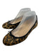 Christian Louboutin Shoe Size 38 Brown, Black, Gold Animal Print Studs Flats Brown, Black, Gold / 38