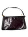 Louis Vuitton Burgundy Purple Patent Leather Embossed Monogram Zip closure Bag Burgundy Purple / S