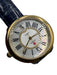 Michele Gold, White, Navy Blue Stainless steel Alligator Diamonds Watches Gold, White, Navy Blue