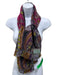 Etro Magenta, Purple, & Multi Paisley Frayed Edge Rectangle scarf Magenta, Purple, & Multi