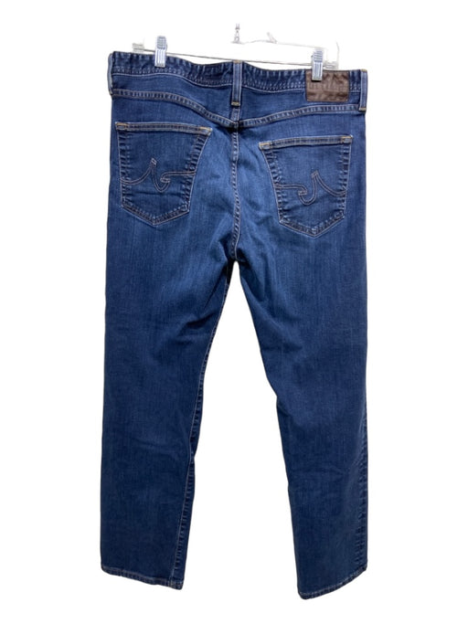 AG Size 38 Medium Light Wash Cotton Blend Washed Jean Men's Pants 38