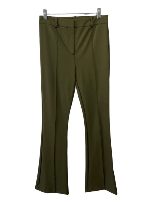 Veronica Beard Size 6 Army Green Polyamide Blend Front Seam Loops Flare Pants Army Green / 6