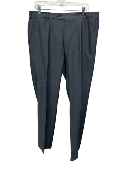 Armani Size 40 Gray Wool Solid Dress Men's Pants Gray / 40