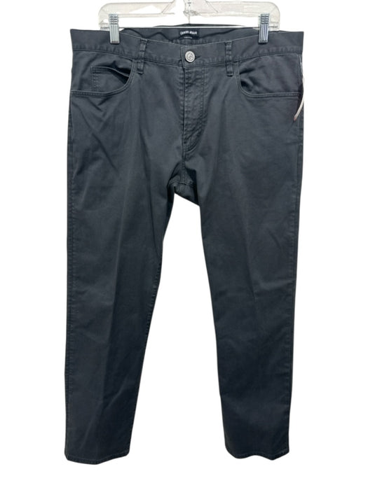 Armani Size 36 Gray Cotton Solid Khaki Men's Pants Gray / 36