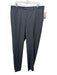 Canali Size Est 36 Gray Wool Solid Dress Men's Pants Gray / Est 36