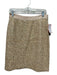 Kate Spade Size 6/4 Gold Rayon Blend Sequined Tweed Blazer Pencil Skirt Set Gold / 6/4