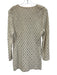 St. John Evening Size 10 Cream White & Silver Wool Metallic Thread Coat Cream White & Silver / 10