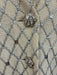 St. John Evening Size 10 Cream White & Silver Wool Metallic Thread Coat Cream White & Silver / 10