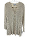 St. John Evening Size 10 Cream White & Silver Wool Metallic Thread Coat Cream White & Silver / 10