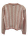 St. John Size 12 Pink, White, Silver Knit Rhinestone Sequin Accent Cardigan Pink, White, Silver / 12