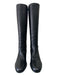 Dior Shoe Size 36.5 Black Leather goldtone hardware Box Included Riding Boots Black / 36.5