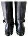 Dior Shoe Size 36.5 Black Leather goldtone hardware Box Included Riding Boots Black / 36.5