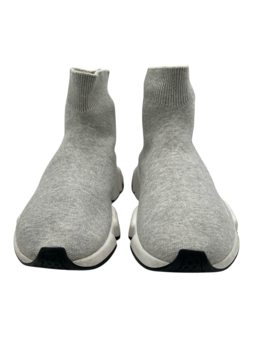 Balenciaga Shoe Size 6 Gray, white & black Nylon Rubber Sole Heathered Sneakers Gray, white & black / 6