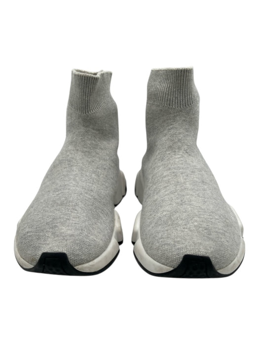 Balenciaga Shoe Size 6 Gray, white & black Nylon Rubber Sole Heathered Sneakers Gray, white & black / 6