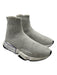 Balenciaga Shoe Size 6 Gray, white & black Nylon Rubber Sole Heathered Sneakers Gray, white & black / 6