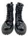 Gianvito Rossi Shoe Size 36.5 Black Patent Leather Leather Fluted Booties Black / 36.5