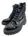 Gianvito Rossi Shoe Size 36.5 Black Patent Leather Leather Fluted Booties Black / 36.5