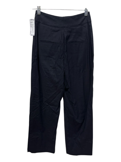 Reformation Size Est. XS Black Cotton Blend Button Fly Solid High Rise Pants Black / Est. XS