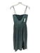 Misha Collection Size 2 Green & Silver Polyester & Lurex Spaghetti Strap Dress Green & Silver / 2