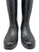 Hunter Shoe Size 5 Black Rubber Round Toe Block Heel Buckle Detail Boots Black / 5