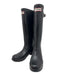 Hunter Shoe Size 5 Black Rubber Round Toe Block Heel Buckle Detail Boots Black / 5