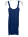 Reformation Size 2 Blue Rayon Blend Sleeveless Darted Back Zip Midi Dress Blue / 2
