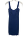 Reformation Size 2 Blue Rayon Blend Sleeveless Darted Back Zip Midi Dress Blue / 2