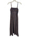 Pilcro Size XS Blue, Orange, White Cotton Blend Spaghetti Strap Plaid Midi Dress Blue, Orange, White / XS