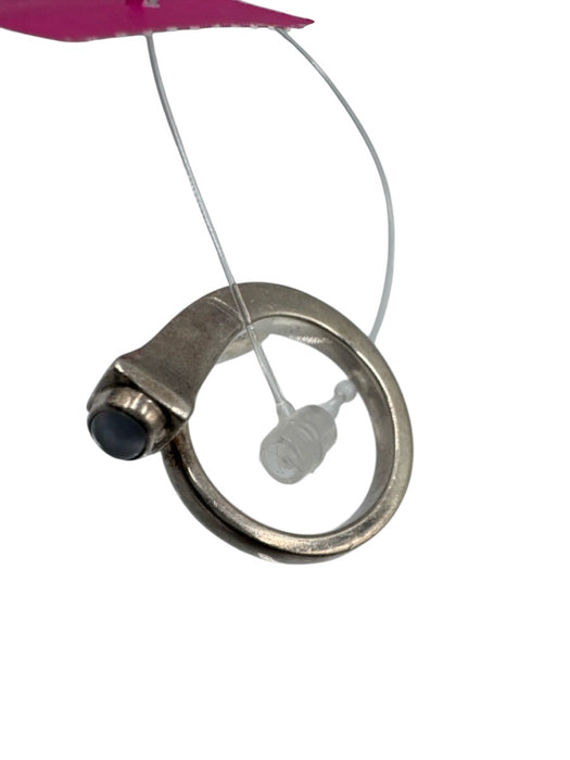 Light Blue & Silver 925 Silver Stone Wrap Ring Light Blue & Silver