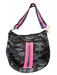 Haute Shore Black & Pink Camo Top Zip Stripe shoulder bag Bag Black & Pink / S