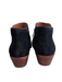 Sam Edelman Shoe Size 5.5 Black Suede Leather Side Zip Round Toe bootie Booties Black / 5.5