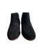 Sam Edelman Shoe Size 5.5 Black Suede Leather Side Zip Round Toe bootie Booties Black / 5.5