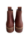 Cole Haan Shoe Size 5 Brown Leather Waterproof Pull Tab stiching Booties Brown / 5