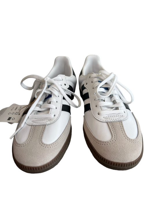 Adidas Shoe Size 35.5 White Leather 3 Stripe Lace Up Low Top Samba Shoes White / 35.5