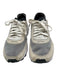 Nike Shoe Size 8 White & Grey Leather Mesh Low Top Lace Up Sneakers White & Grey / 8