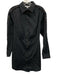 Veronica Beard Size 4 Black Cotton Blend Long Sleeve Button Front Collared Dress Black / 4