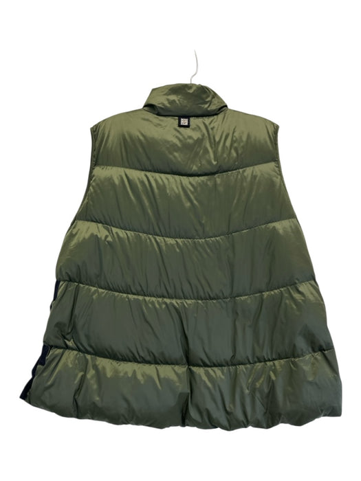 CH Carolina Herrera Size M Army Green Polyester Zip Front padded Jacket Army Green / M