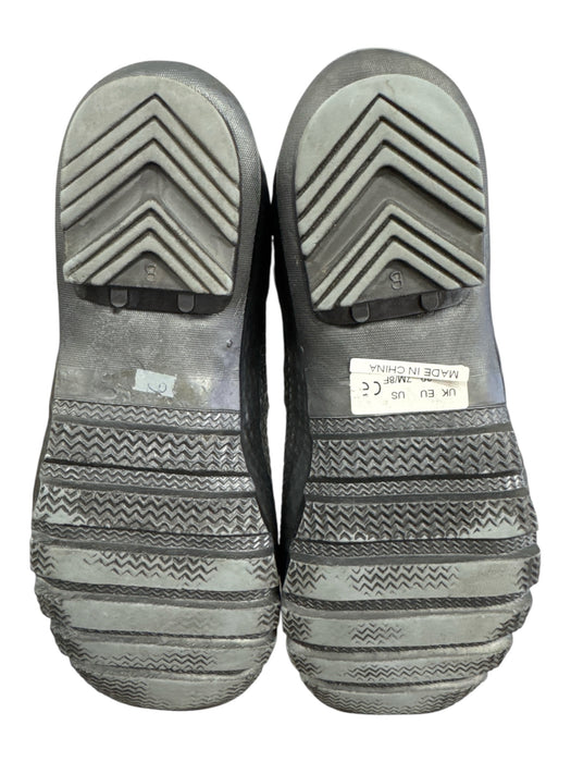 Hunter Shoe Size 8 Gray Rubber Embossed Rainboot knee high Boots Gray / 8