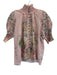 Hausen Size S Light Pink & Multi Polyester Short Puff Sleeve Buttons Short Set Light Pink & Multi / S