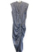Veronica Beard Size 4 Blue & White Cotton Cap Sleeve Stripe Ruched Front Dress Blue & White / 4