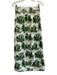 Cara Cara Size XS White, Green, Orange Cotton Maxi Graphic Crop Skirt Set White, Green, Orange / XS