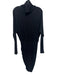 Veronica Beard Jeans Size XS Black Long Sleeve Turtle Neck Ruched Dress Black / XS