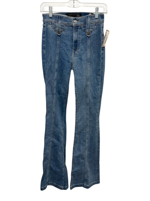 Veronica Beard Jeans Size 25 Medium Wash Cotton Blend High Rise Zip Fly Jeans Medium Wash / 25