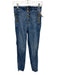 J Brand Size 25 Medium Wash Cotton Denim Button Fly High Rise Skinny Jeans Medium Wash / 25