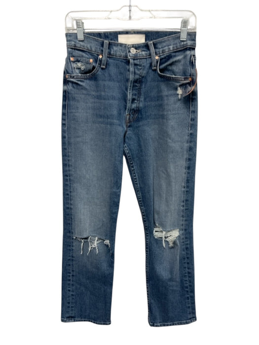 Mother Superior Size 26 Medium Wash Cotton Denim Button Fly High Rise Jeans Medium Wash / 26