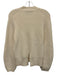 Proenza Schouler White Label Size S Cream White Wool Rib Knit high neck Sweater Cream White / S