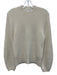 Proenza Schouler White Label Size S Cream White Wool Rib Knit high neck Sweater Cream White / S