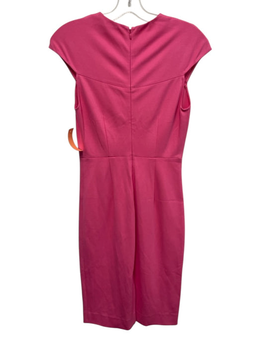 Diane Von Furstenberg Size 0 Bubblegum Pink Rayon & Nylon Cap Sleeve Dress Bubblegum Pink / 0